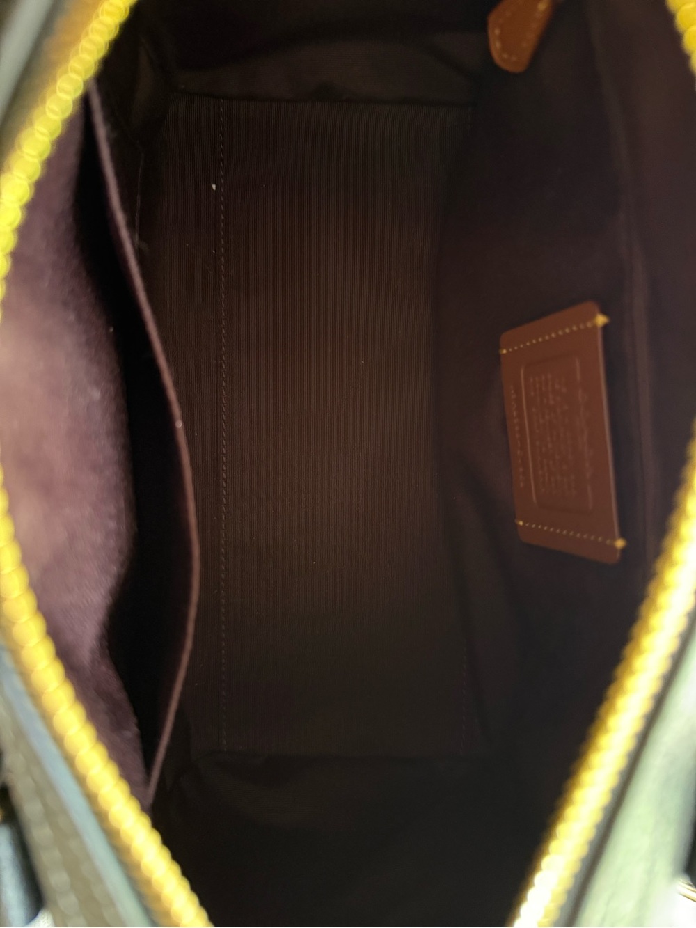 Coach Black Pebbled Leather Medium Rowan - Picture 7 of 9